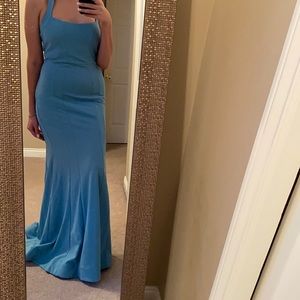 Halter mermaid dress